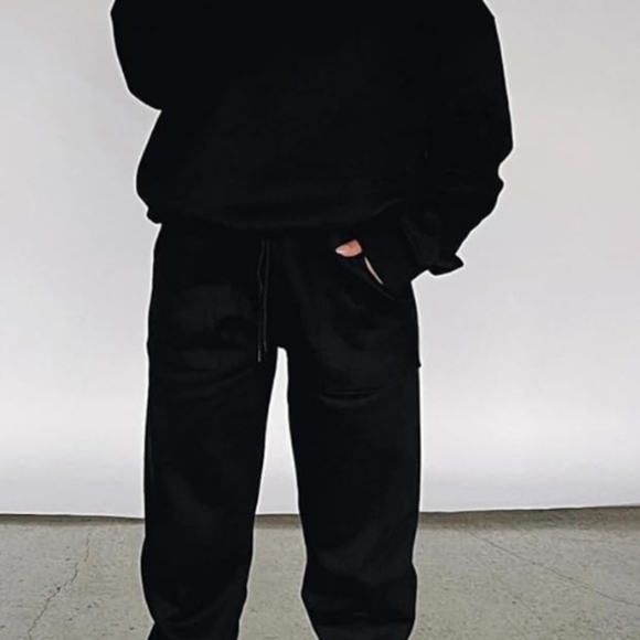 2 Piece Heavy Sweatsuit Joggers/Pullover size Large Unisex - Picture 5 of 5